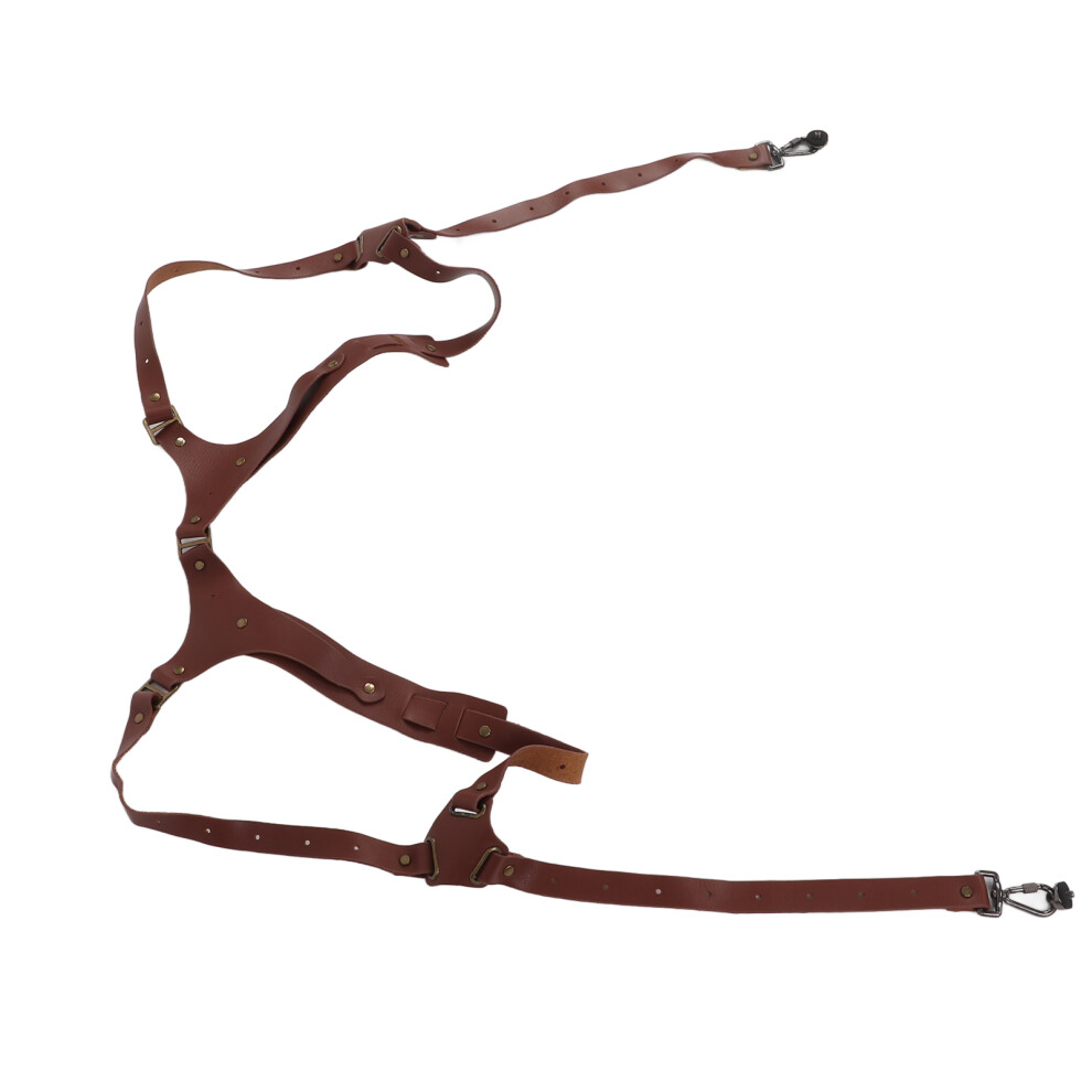 Universal Leather Camera Shoulder Strap Adjustable Belt Dslr Camera Double Shoulder Strap 3462456991672