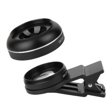 Kit d'objectifs pour téléphone portable : objectif super grand angle 0,45x, objectif macro 10x, haute définition, compatible iOS/Xiaomi