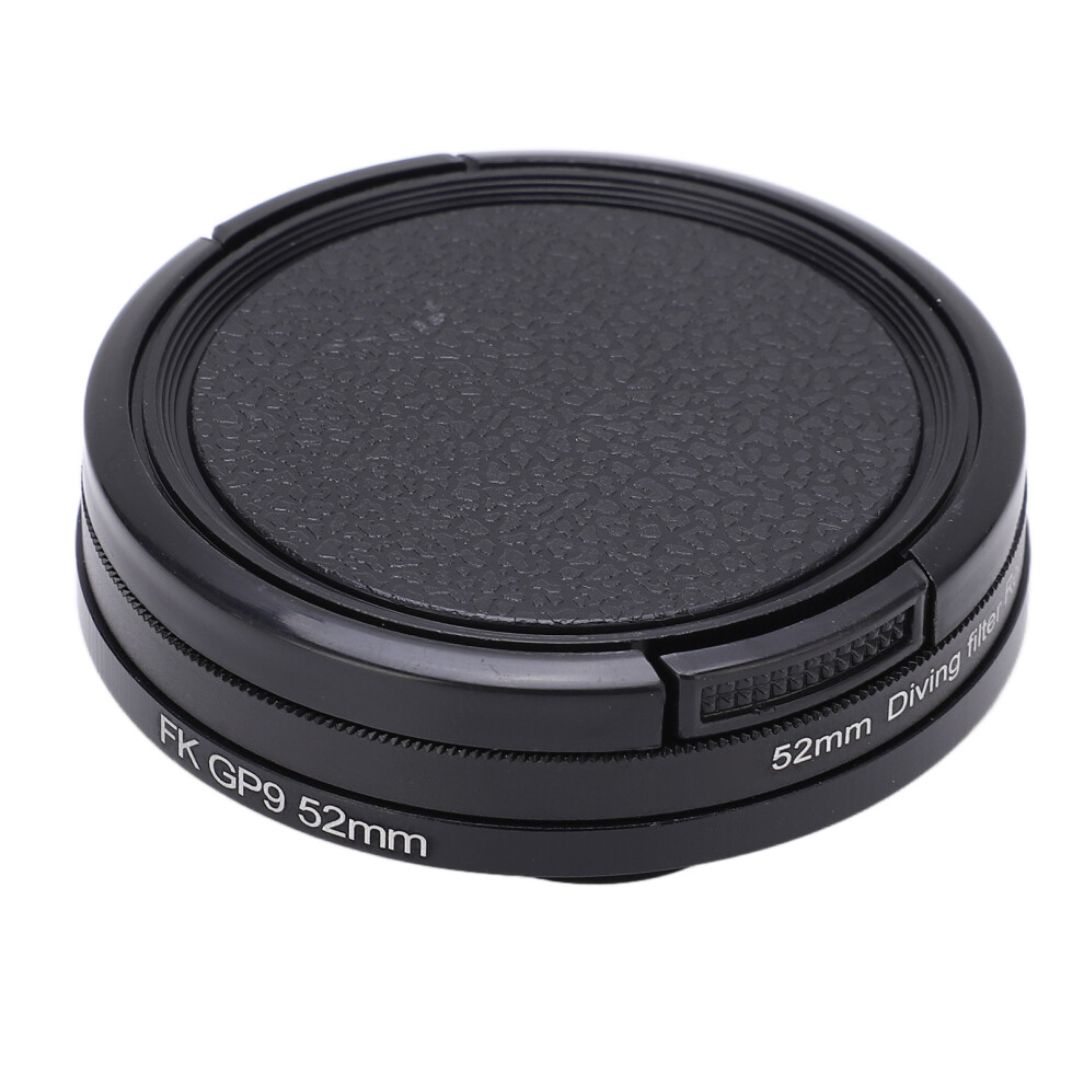 52Mm Camera Lens Filter Underwater Dive Filters Compatible With Hero 9 Action Camera Lens Protector Red 3786588764554
