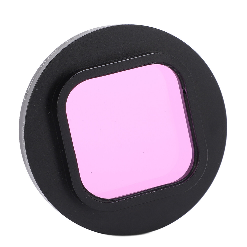 Junestar Action Camera Lens Filters 52Mm Diving Filter Compatible With Hero 9 10 Lens Accessories Purple 3279329422047