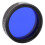 Filtro para ocular de telescópio em vidro óptico azul escuro, compatível com oculares de 1,25 polegadas. 4