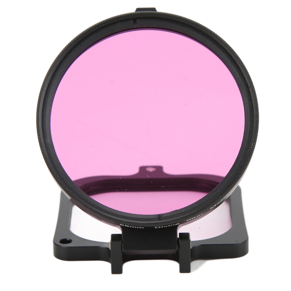 Junestar Diving Filter 58Mm Underwater Dive Lens Filter Compatible With Hero 9 Motion Camerafilter Purple 3129664808740