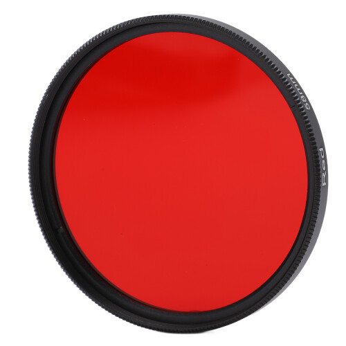 Threaded Camera Lens Filter Full Red Color Filter Optical Glass Compatible With Nikon Camera Lens58mm