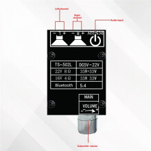 5.4 5-22V Digitale Versterkerkaart 502L HIFI voor Audiofiele Krachtige 2.0 Stereo -Versterker