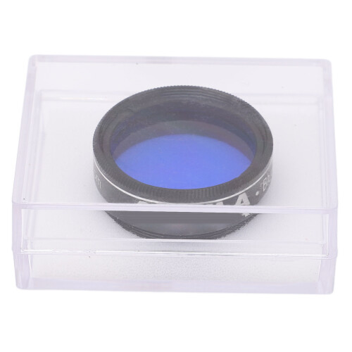 Filtro ocular de 1,25 polegadas azul 80A para melhorar a nitidez, compatível com observação de aglomerados estelares. 1