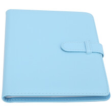3in 128 Pockets PU Universal Digital Photo Album Business Card Holder Compatible With Polaroid MiniBlue