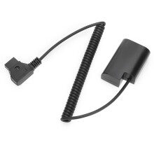 Kunststof DC-poort naar DMWDCC12 Full Decode-batterij, compatibel met GH3, GH4, GH3GK en GH5 camera's, zwart.