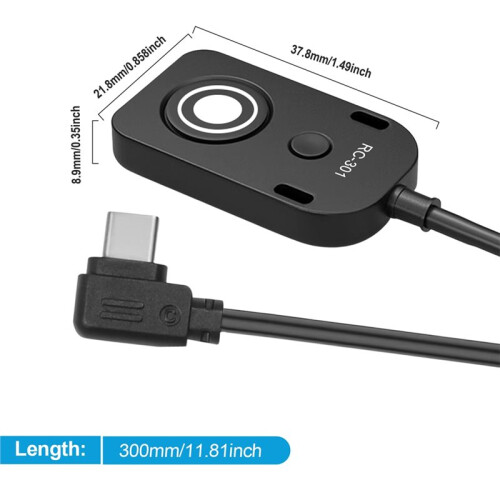 RC301-Type C for  A7C II Shutter Release Cable A6700/ZV-E1/ZV-E10 II Camera Accessories Remote Control Cable A2 1
