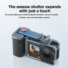 Street Grip Handle Expansion Frame for  Action 6 Handle Grip Quick Release Rabbit Cage Action Camera Accessories
