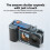 Street Grip Handle Expansion Frame for  Action 6 Handle Grip Quick Release Rabbit Cage Action Camera Accessories 4