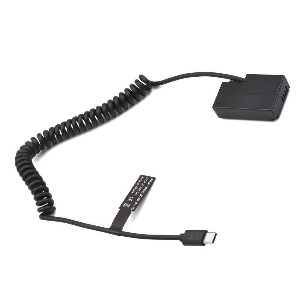 Dummy Battery Type C Port Stable Power Supply Adapter Camera Dummy Battery Replacement Compatible With 77D 200D 800D 750D 760D 3788044902890