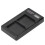 Draagbare camera-acculader compatibel met NB-13L USB-camera-dubbellader met LCD-display 1