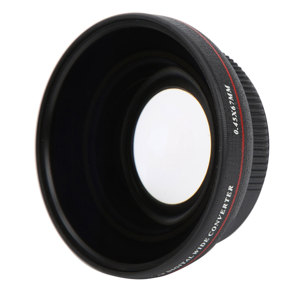 High Transmittance Optical Glass 0.45X Wide Angle Additional Lens Compatible With 67Mm Camera Lens 3300300442157