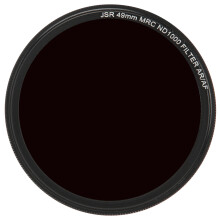 Junestar ND Filter MultiLayer Coating Waterproof Neutral Density ND1000 Ultrathin Filter Compatible With Cameras(49mm(JSR542901) )