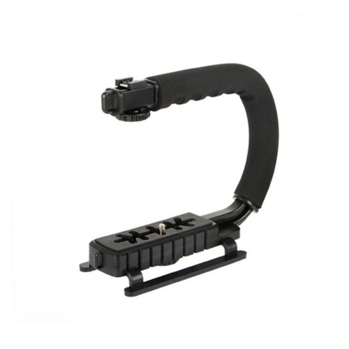 Handheld Stabilizer Handle Grip with Accessory Mount Compatible With Camera Camcorder DSLR DV Video 2