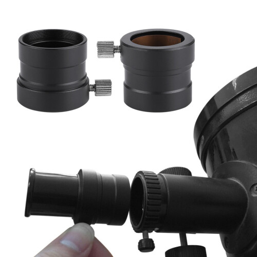 1,25" - 0,965" teleskooppiokulaarin sovitin 31,7 mm - 24,5 mm sovitin 2