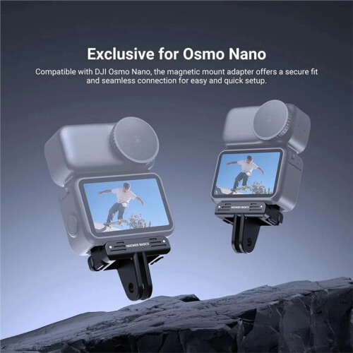 NEEWER BASICS AC057 Magnetic Mount Adapter for  Osmo  Action Camera 2