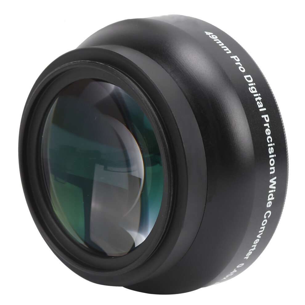Optical Glass 0.45X Wideangle Additional Lens Compatible With 49Mm Camera Lens/62Mm Filter Black 3203526031801
