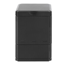 TUYU Compatibel met GoPro Hero 8 5 6 7 Batterijlader Powerbank Oplaadstation Opbergdoos met 3 vakken