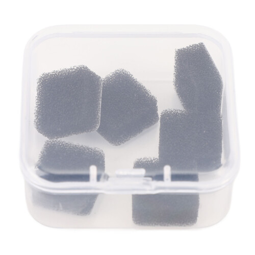 Kit com 6 protetores de vento para microfone compatíveis com câmeras X4 e X3. Redução de ruído com esponja. 1