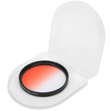 Junestar 67mm Camera Lens Filter Graduated Color Filter Compatible With Canon/Nikon/Olympus/FujiGraduated Red