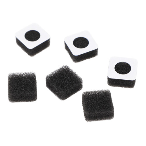 Kit com 6 protetores de vento para microfone compatíveis com câmeras X4 e X3. Redução de ruído com esponja. 2