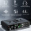Audio Interface with Microphone 48V Preamp 32-Bit/384KHz Resolution for Electric Guitar Live Professional Studio Singing 8