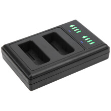Micro/Type-C Dual Port Camera Dual Display Dual Dock Charger Compatibel met ENEL14/ENEL14A-batterij