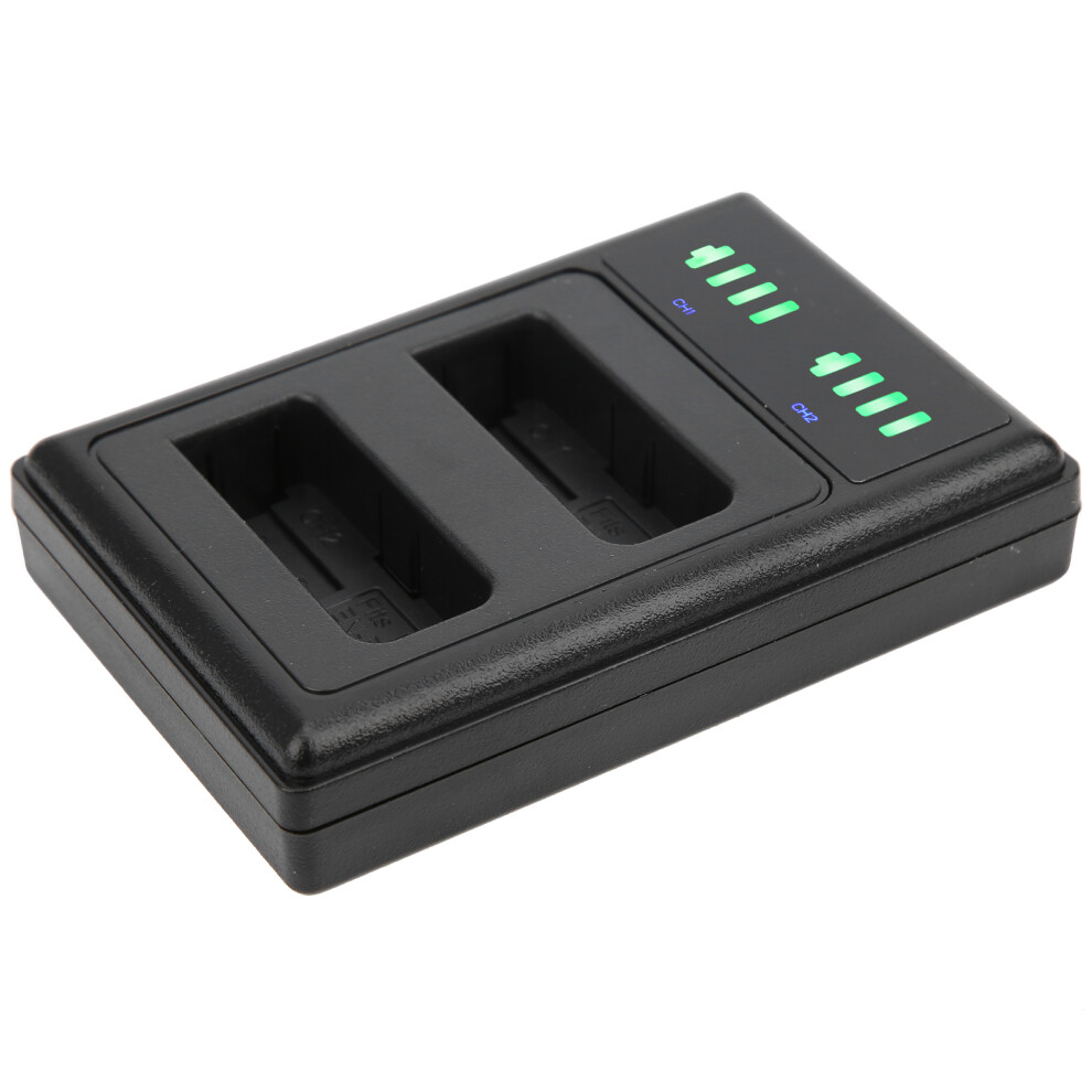 Micro/Typec Dual Port Camera Dual Display Dual Dock Charger Compatible With Enel14/Enel14a Battery 3376881492478