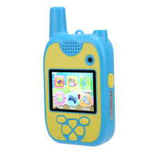 Draadloze walkie-talkiecamera voor kinderen, multifunctionele 720p mini digitale videocamera speelgoed