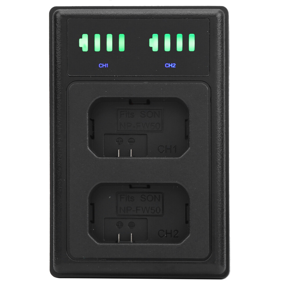 Charging Base Double Fast Charge Hub Micro Typec Lcd Display Compatible With Enfw50 Camera Battery 3837340284893