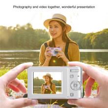Fotocamera Digitale Tascabile Portatile FHD 1080P 50MP Supporto AF Autofocus Zoom 16X Videocamera Portatile Compatta per Studenti