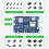 6X ESP32-S3 Placa de Desenvolvimento com Tela de Toque Capacitiva de 4,3 Polegadas Processador Dual-Core 240 MHz WiFi  Antena Integrada 10