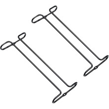 (Black) Wine Glass Holder,glass Holder Hanging Used In The Bar, 25 X 9 X 3 Cm, 2 Pieces (black)