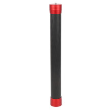 Haste extensora de fibra de carbono de 35 cm compatível com diversos tipos de bastões de selfie com estabilizador triaxial.