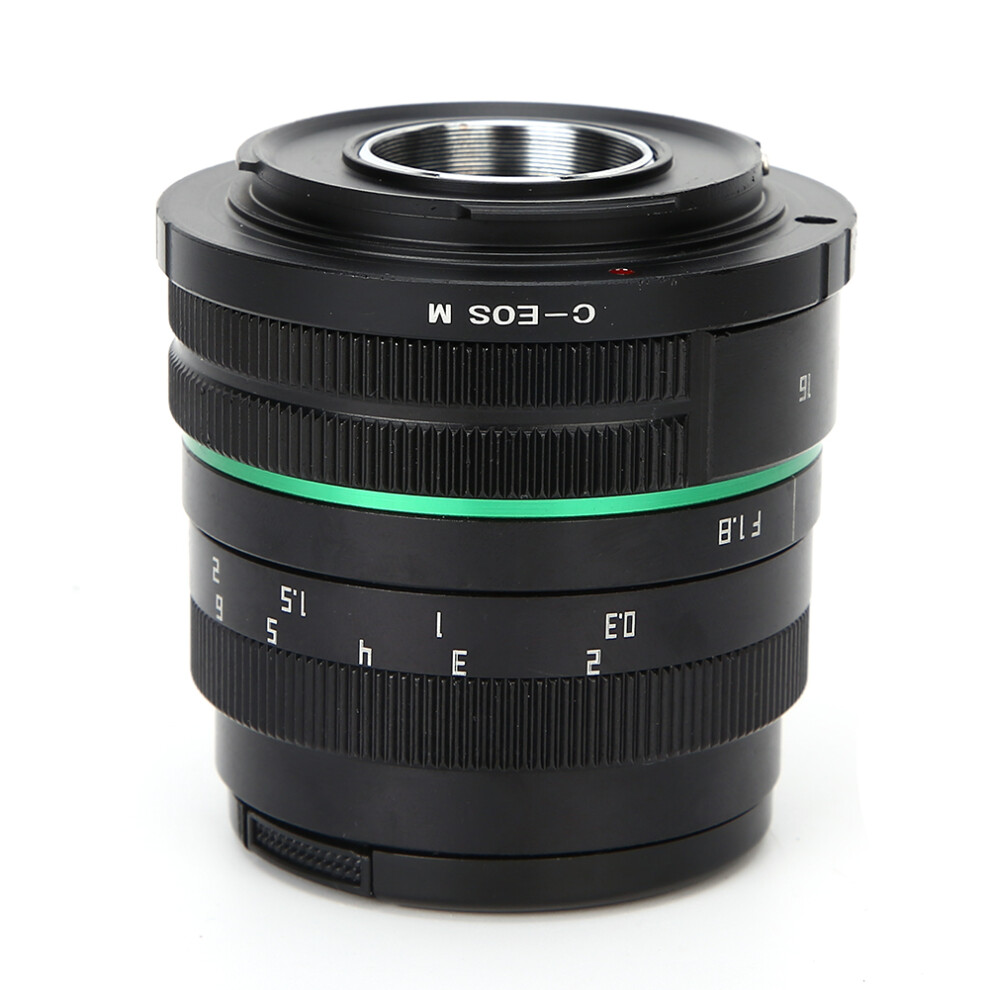 50Mm F1.8 Large Aperture Aps-C Half-Frame Manual Foucsing C Mount Lens Compatible With Sony Mirrorless Cameracompatible With Canon Mount 3762842413918
