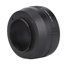 Zwarte lensadapterring van aluminiumlegering, compatibel met TAMRON-cameralenzen en M4/3-camera's.