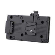 Cuibheoir Pláta Cumhachta Ceallraí V-mount le D-tap & Clamp atá Comhoiriúnach le Ceamara Físe DSLR Sony