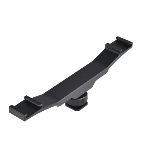 Double End Cold Shoe Mount Bracket Extension Rod Compatible With Camera Flash Fill Light Microphone Holder 2