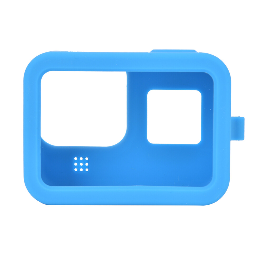 Telesin Silicone Anti Fall Protective Cover Case Accessory Compatible With Gopro Hero8 Action Camera( ) Blue 3273027836076