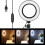 Luz de vídeo LED USB de 6 polegadas com intensidade ajustável, compatível com fotografia, selfies e estúdio ao vivo. 5