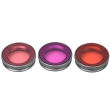 SUNNYLIFE OA FI181 3-teiliges Mehrschichtvergütungs-Objektiv-Tauchfilter-Set, Zubehör kompatibel mit OSMO Action-Sportkameras