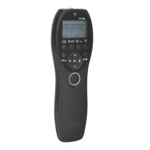 Controle remoto com fio YP-880 para filmadora, com temporizador e tela LCD, compatível com câmeras mirrorless Sony.