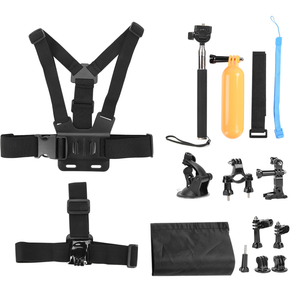 9 In 1 Universal Action Camera Accessories Set Kit Compatible With Gopro Cycling Climbing 3577144756010