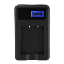 Wiederaufladbarer Lithium-Ionen-Akku für die Kamera FNP-85, USB-Schnellladefunktion mit LCD-Display
