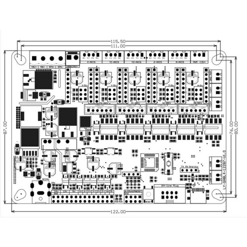 2X Offline Controller 32-Bit 4 Axis Control Board, GRBL Control, Optical Coupling,with 300W/500W Spindle B 2
