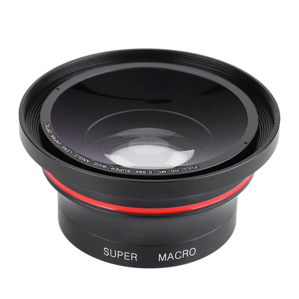 0.39X Super Wide Angle Lens Compatible With Dv Cameras Mobile Phones With 37Mm Phone Clip 3597626901011