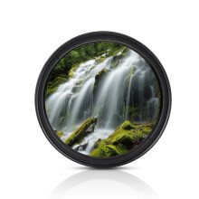 Filtro de Densidade Neutra FOTGA Universal Ultra Slim ND2-400 Compatível com Câmeras DSLR (77mm)