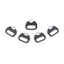 5 stuks vervangende driehoekige splitringen van legering, compatibel met camera-schouderriemen