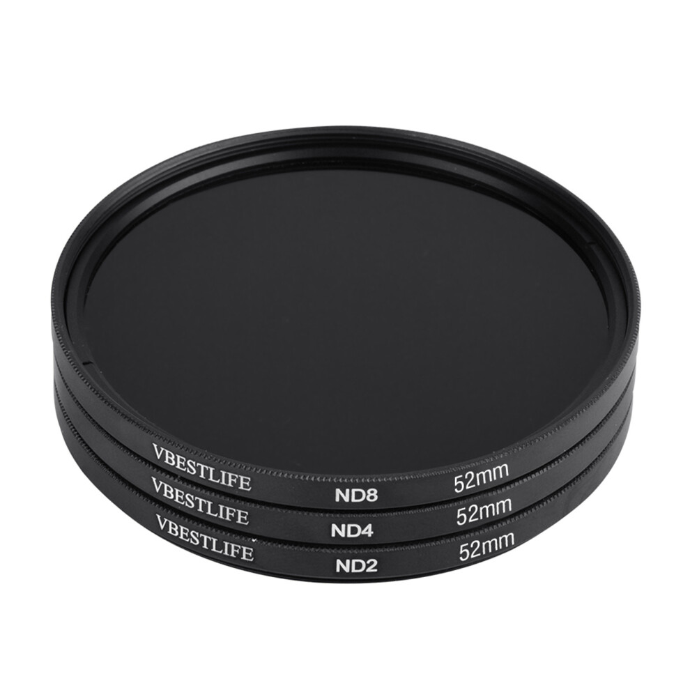 Vbestlife Uv Cpl Fld Nd2 Nd4 Nd8 Filter Set With Accessories 52Mm Blue/Light 3299721633551